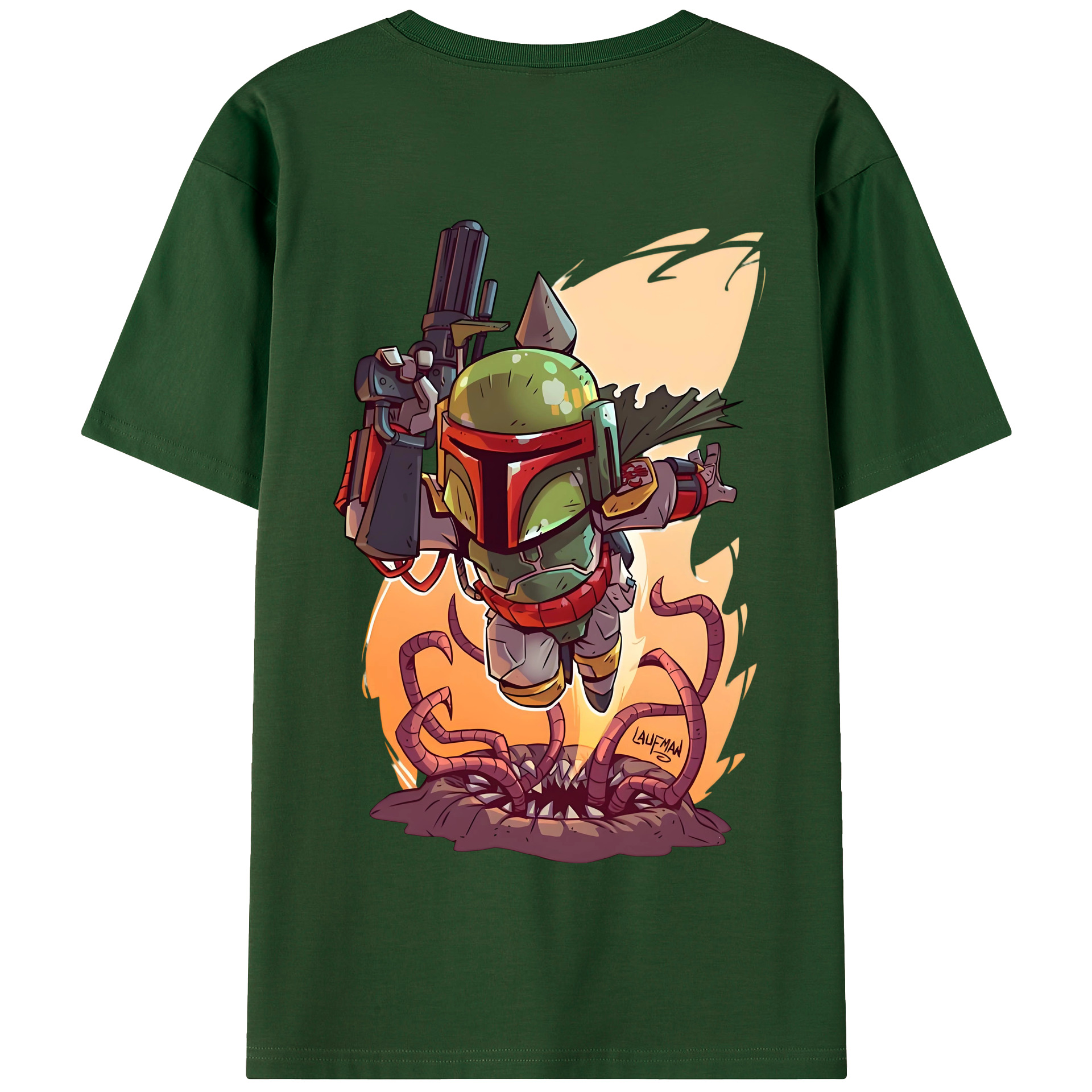 （画像用） スター・ウォーズ Star Wars 綿100％半袖Tシャツ（背面プリント）
